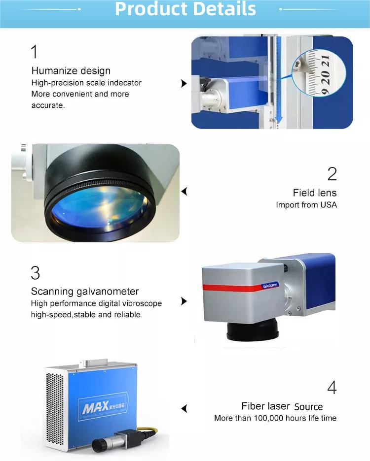 autofocus 30w fiber laser marking machine