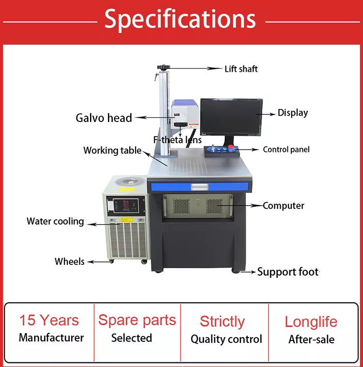 5w uv laser engraving machine