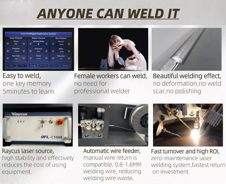 china 1500w laser welding machine