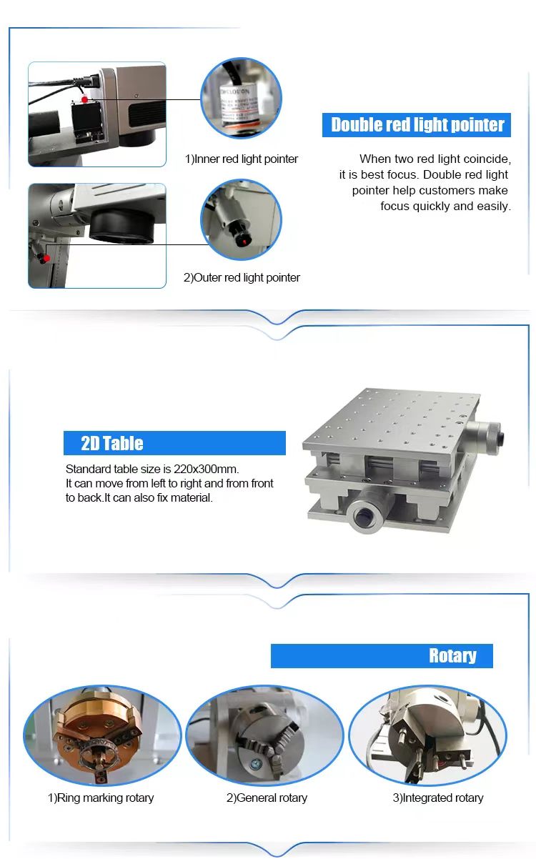 china 30w fiber laser marking machine